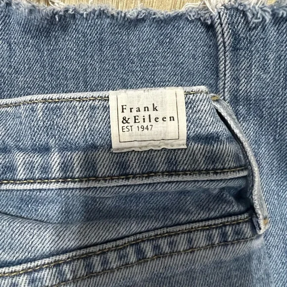 Frank & Eileen Monaghan Straight Leg Jeans – Distressed Raw Hem – 26 - Picture 5 of 12